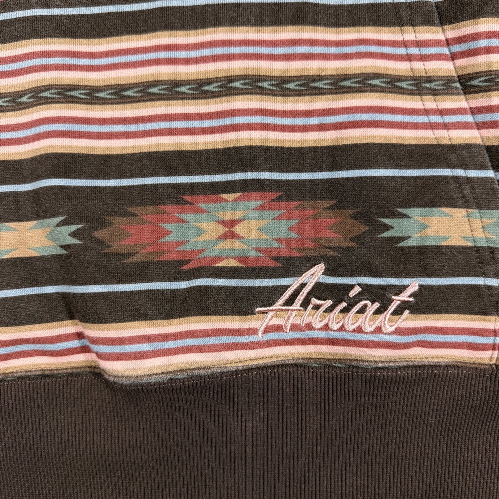 Ariat Hoodie Womens Large Skyline Soft Silt Serape Print Hooded Sweatshirt - Picture 2 of 9